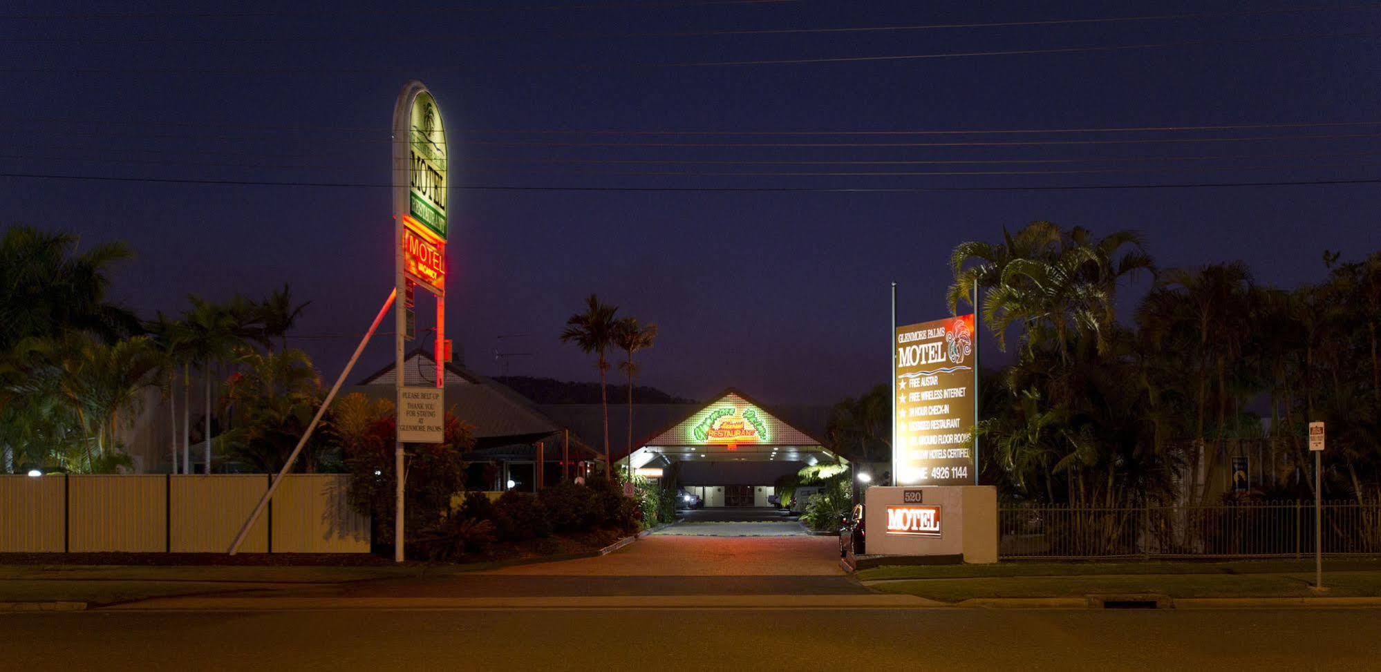 Glenmore Palms Motel Rockhampton Eksteriør bilde